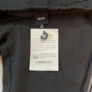 Nude Track Suit Legging Black Size Medium NWT